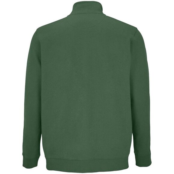 SOLS Unisex Adult Cooper Full Zip Sweat Jacket / Bottle Green - Picture 2 of 4